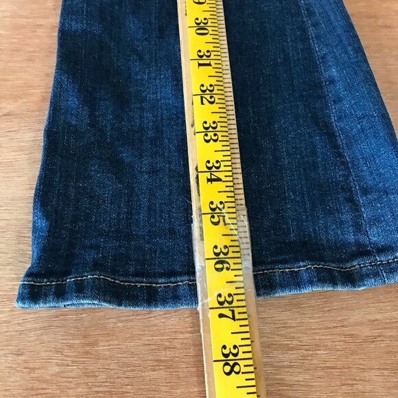 DL1961 Abbey Bootcut Flare Jeans Women 30 Blue Mid Rise Medium Wash Stretch - Picture 6 of 12